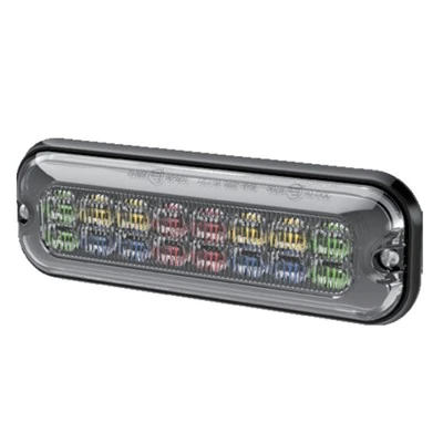12 LED Amber Aluminum Housing IP68 IP69K Retrofit Flashing Bright LED Warning Lights For Truck/Cars