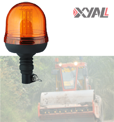 Faro lampeggiante a LED per camion con palo DIN