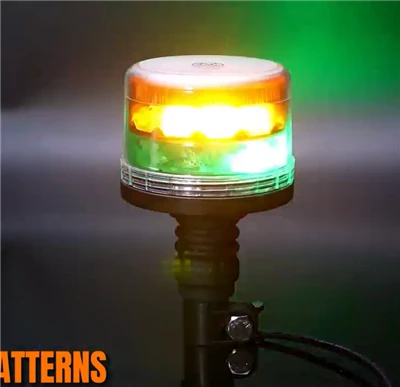 Nuovo certificato ECE R65 24V rotante ad alta potenza LED ambrato lente faro di avvertimento IP66 impermeabile ABS PC Base camion minerari